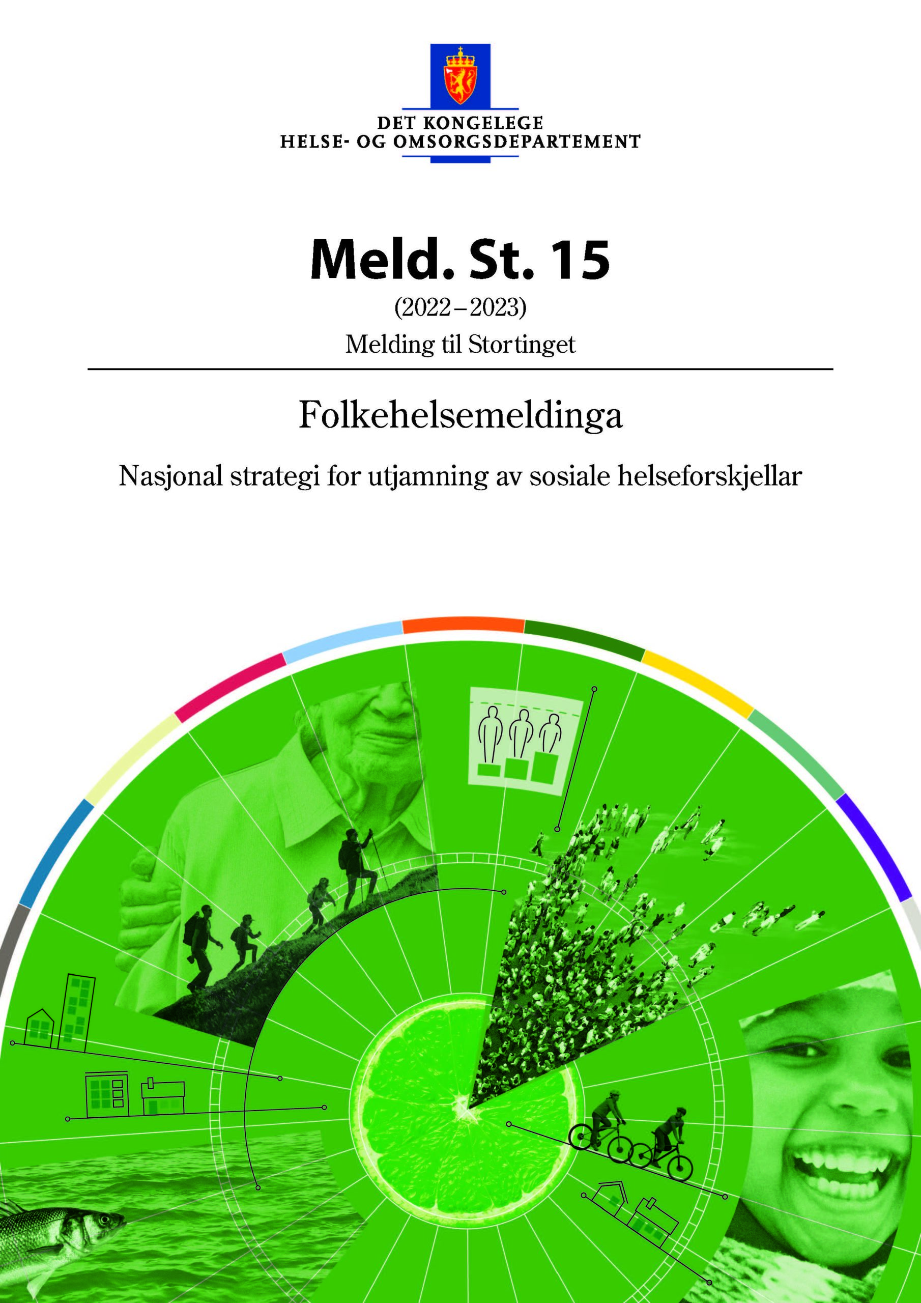 Folkehelsemeldinga, forside