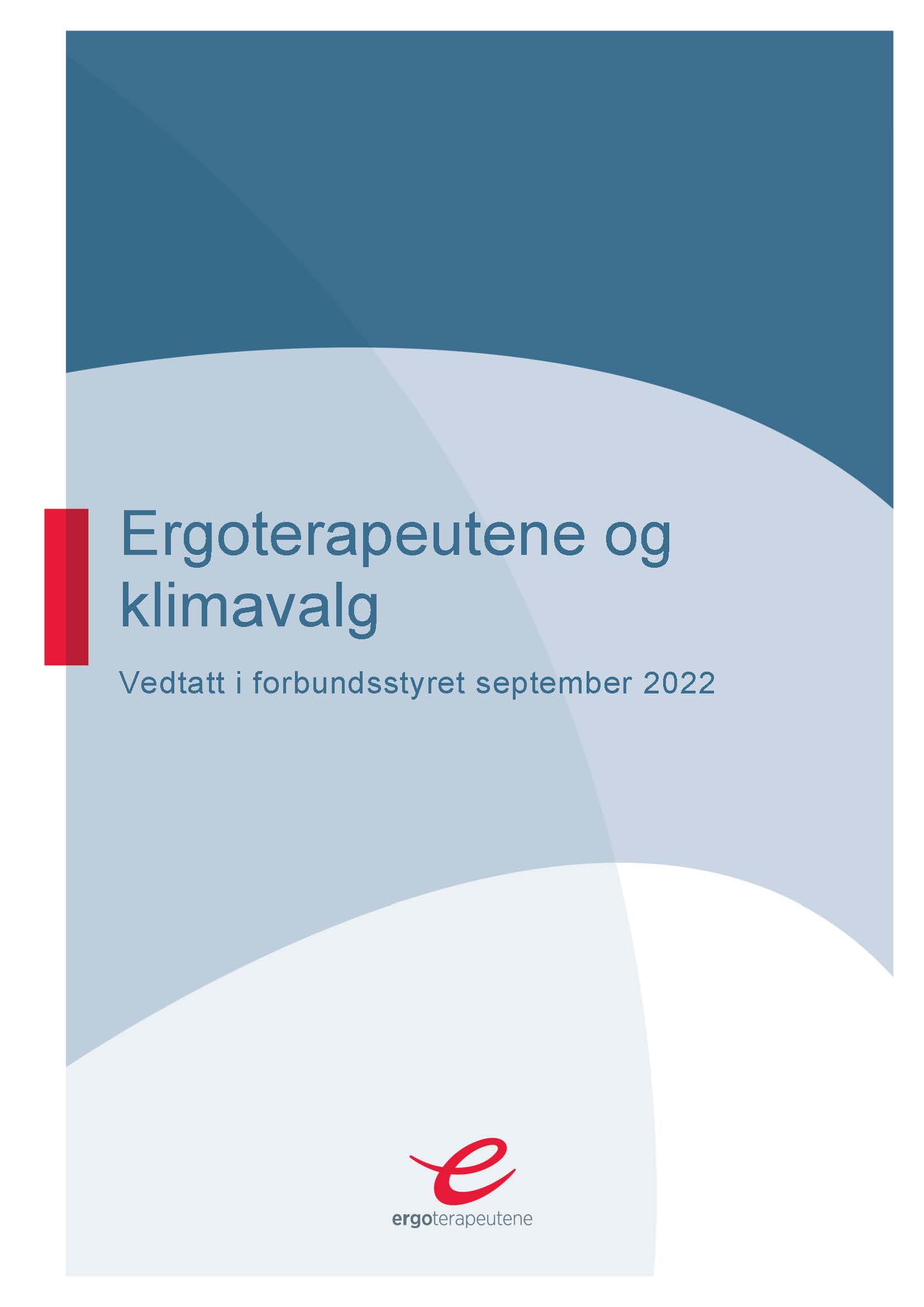 Forside, Ergoterapeutene og klimavalg 2022