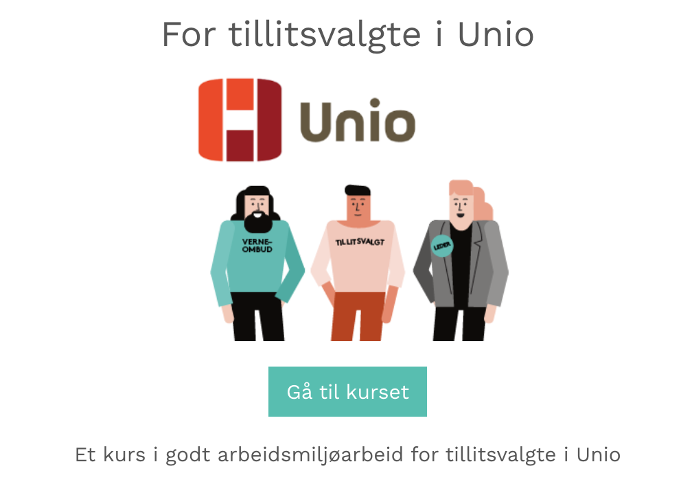 Kursknapp, arbeidsmiljø